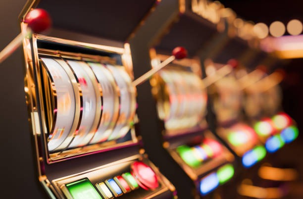 Slot game interface on mobile phone